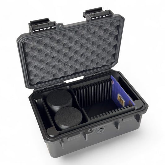 Gold bar and coin storage case for secure bullion and coin protection