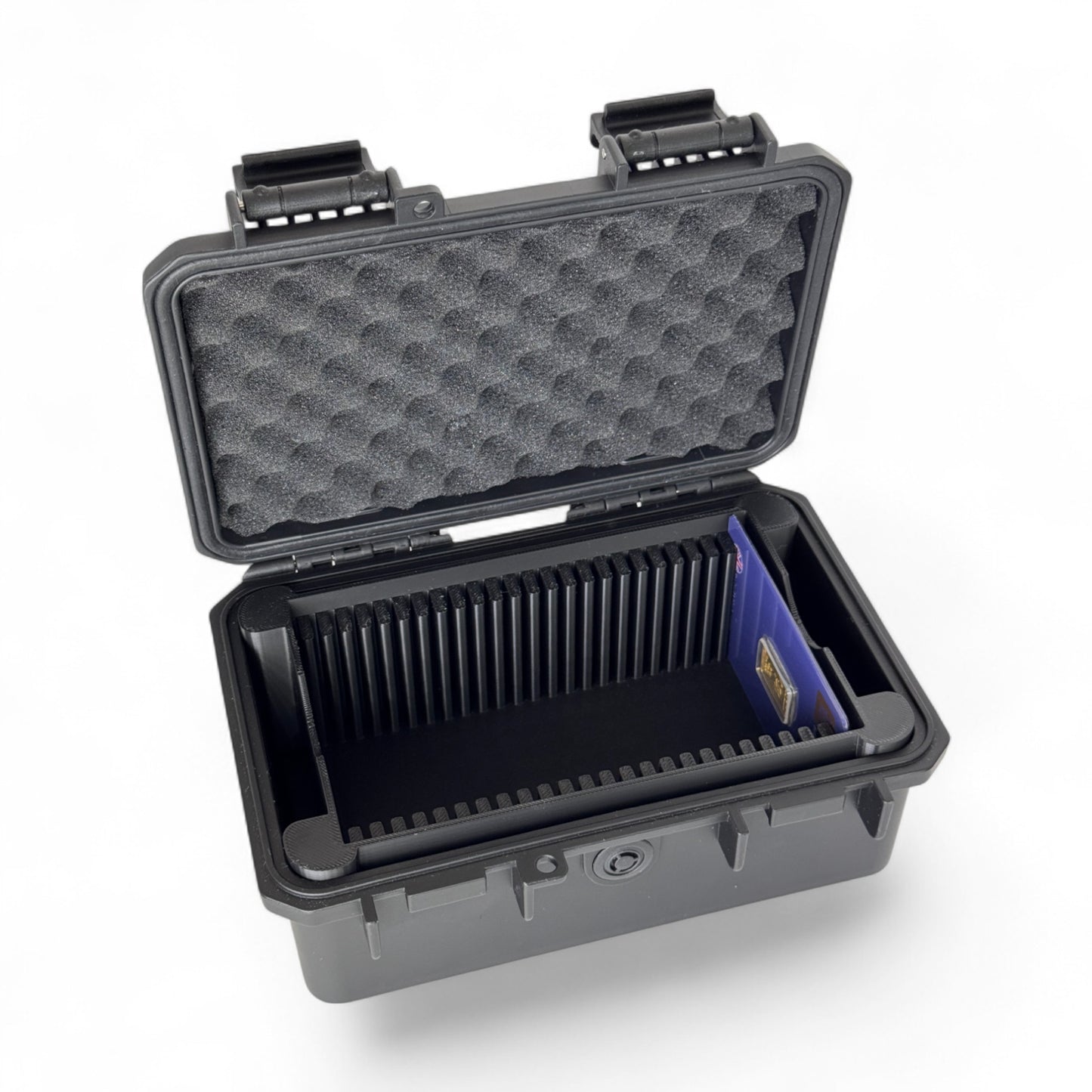 Luxury gold bar storage case for secure precious metals storage