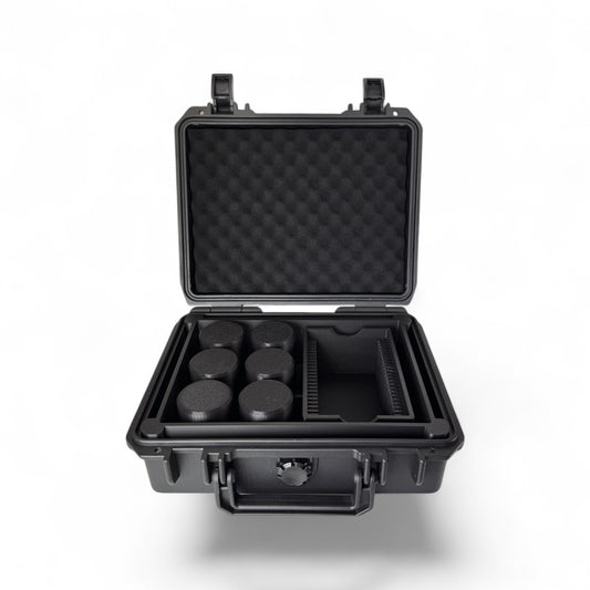 Silver bar and coin storage case for organising bullion and coins