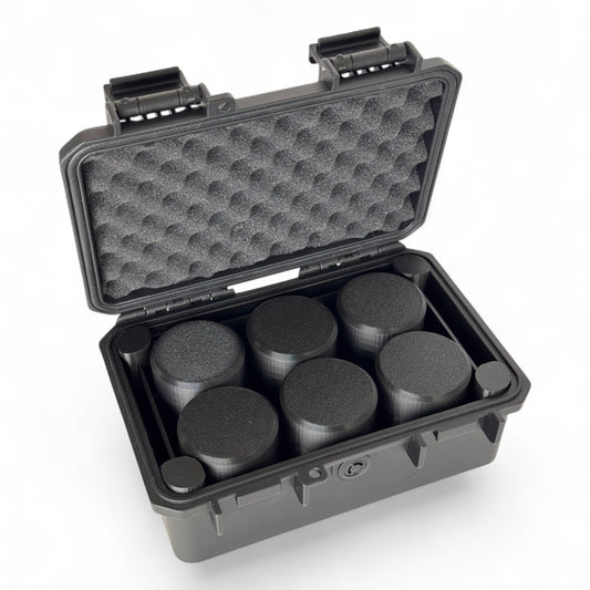 Durable silver coin storage case for safe coin collection storage