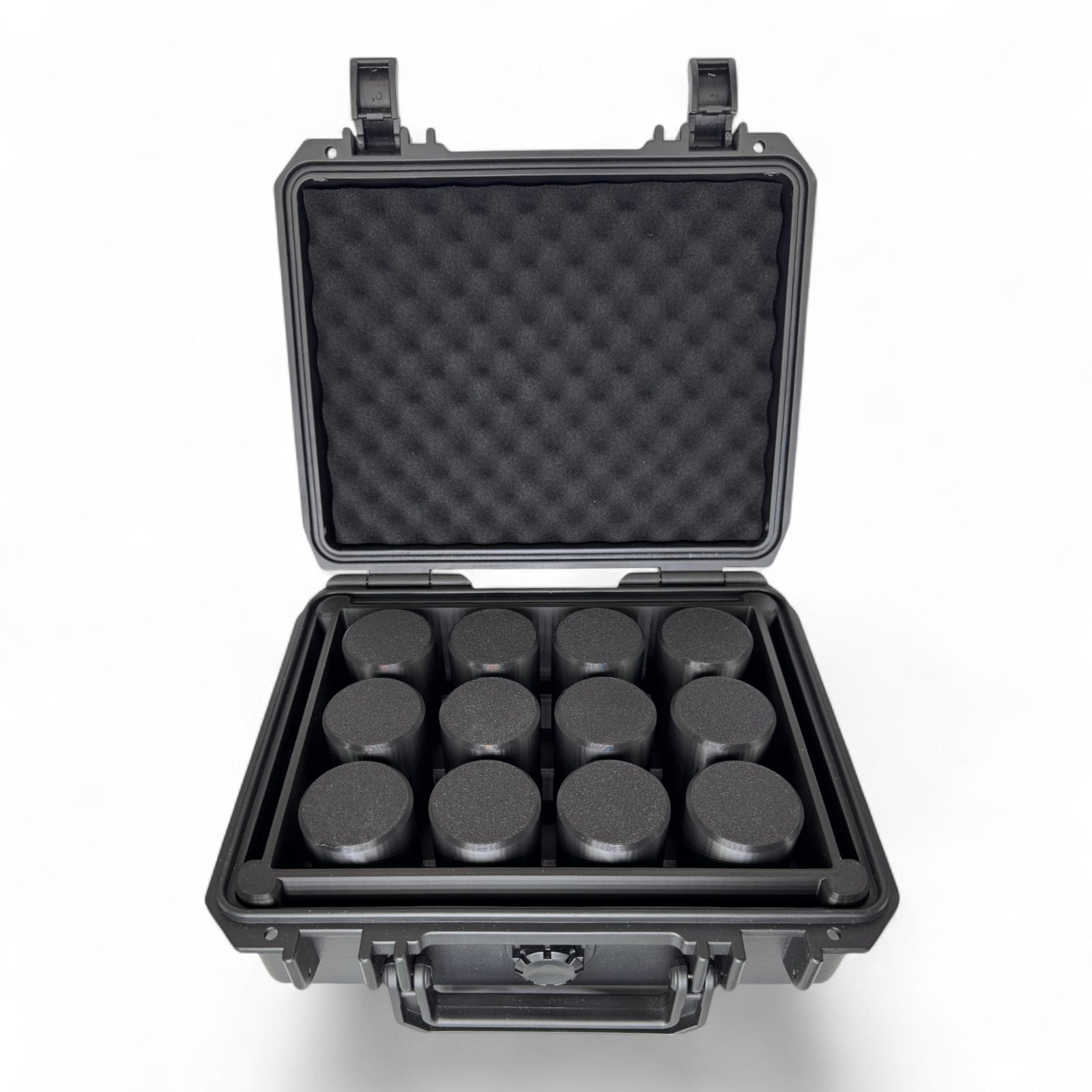 Durable silver coin storage case for safe coin collection storage