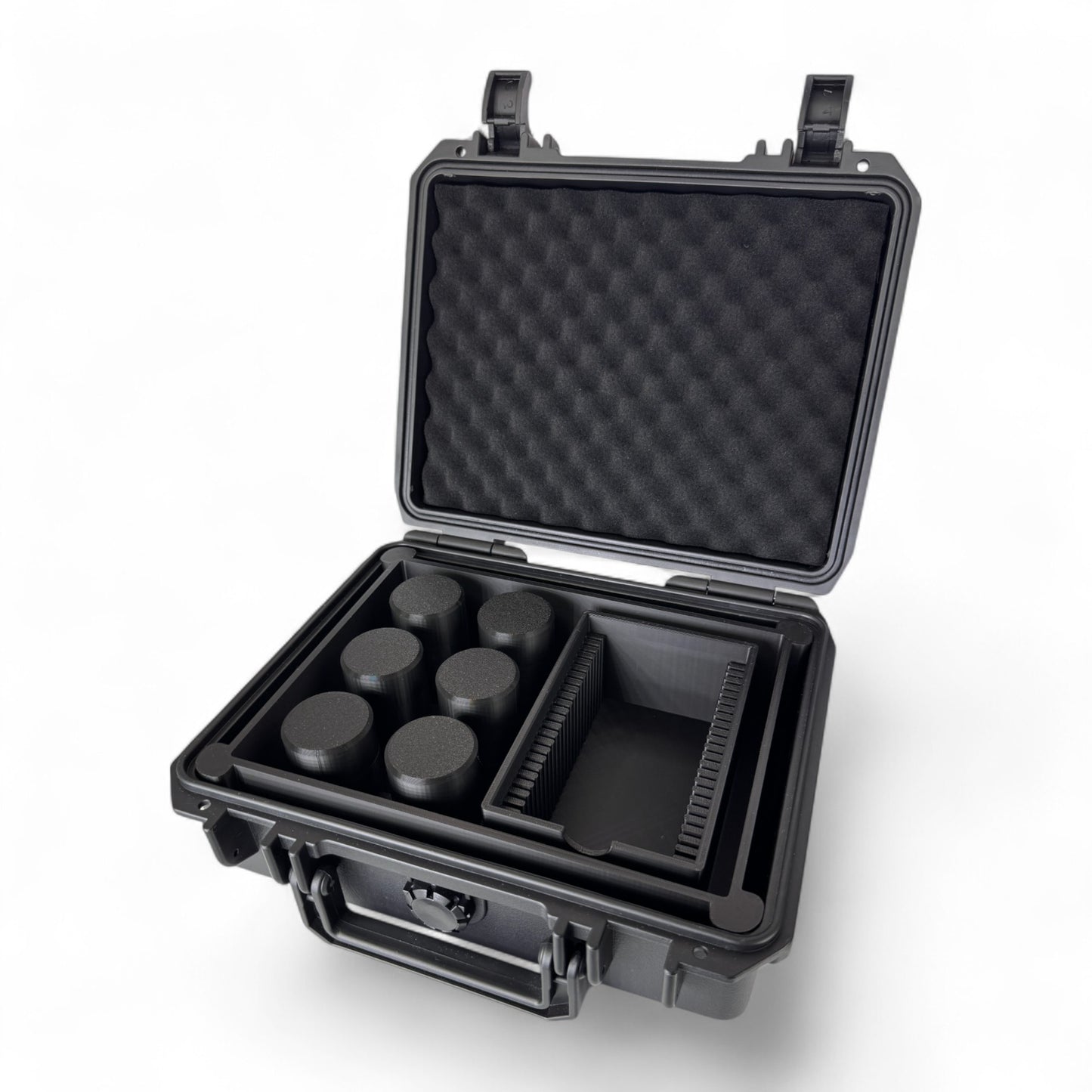 Gold bar and coin storage case for secure bullion and coin protection