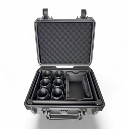 Silver bar and coin storage case for organising bullion and coins