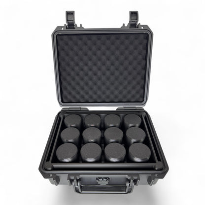 Durable silver coin storage case for safe coin collection storage