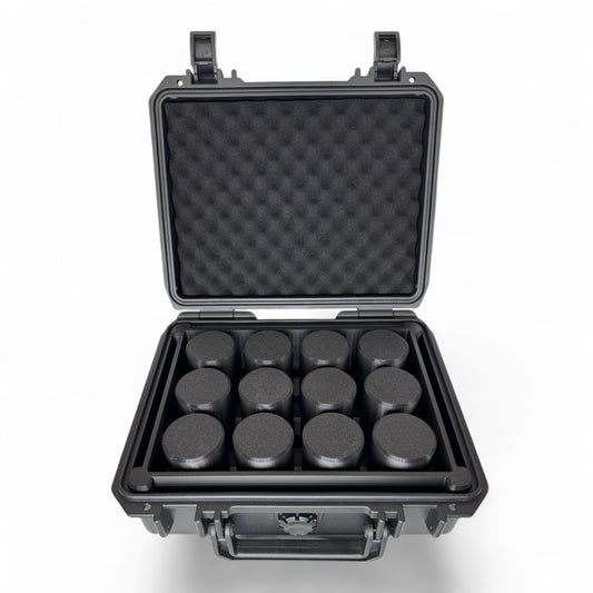 Durable silver coin storage case for safe coin collection storage